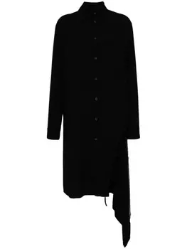 Y's асимметричная блузка со шнуровкой, черный