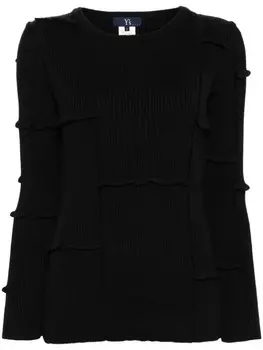 Y's джемпер в рубчик, черный