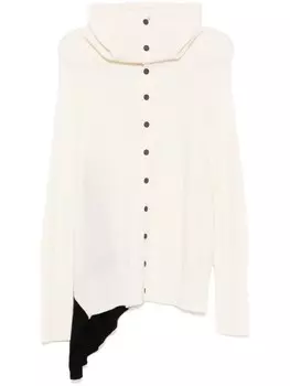 Y's кардиган с драпировкой, белый