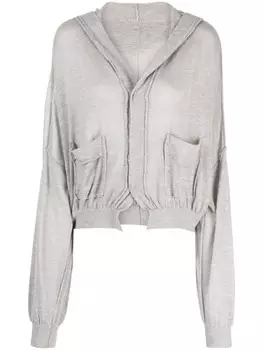 Y's кардиган с потайной застежкой, серый