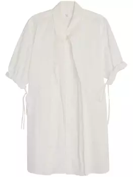 Y's рубашка с драпировкой, белый