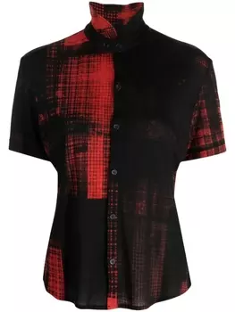 Y's рубашка с короткими рукавами и графичным принтом, красный