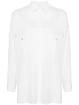 Y's рубашка с заправленным сзади открытым хлястиком, белый