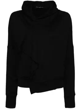 Y's шерстяная куртка на молнии, черный