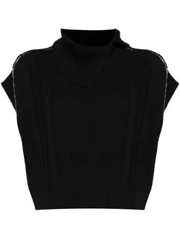 Y's топ Aran с узором, черный