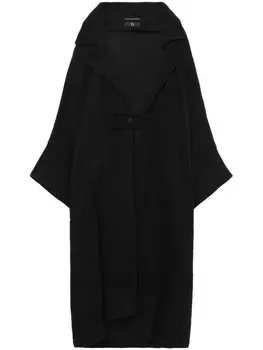 Y's трикотажное пальто с пуговицами, черный