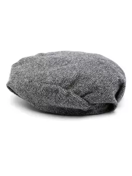 Y's твидовый берет из шерсти, черный