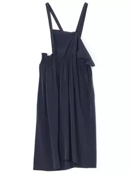 Y's юбка миди асимметричного кроя с оборками, синий