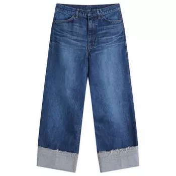 Ы широкие джинсовые брюки Toga, синий