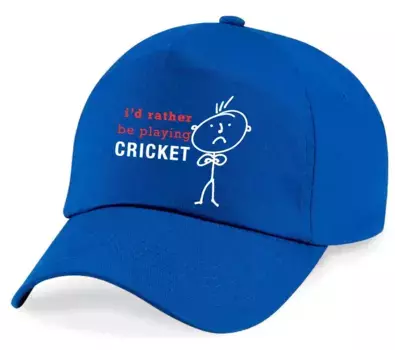 Я бы лучше играл в крикетную кепку 60 SECOND MAKEOVER, синий