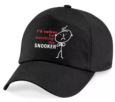 Я бы лучше играл в снукерную кепку 60 SECOND MAKEOVER, черный