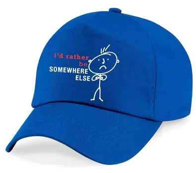 Я лучше буду где-нибудь в другом месте, Кэп 60 SECOND MAKEOVER, синий