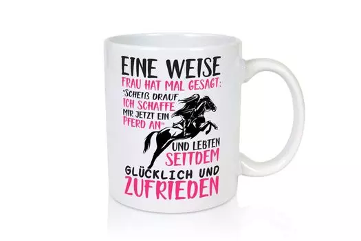 Я сейчас заведу лошадь | Любитель лошадей - Белая кружка LieblingsPrint24