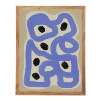 Ячейочный лист The Poster Club + полная фоторамка Тора El Corte Ingls, естественный