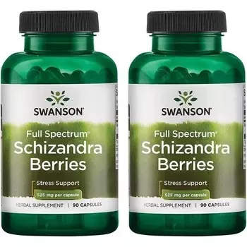 Ягоды лимонника Full Spectrum 525 мг, 90 капсул, Swanson