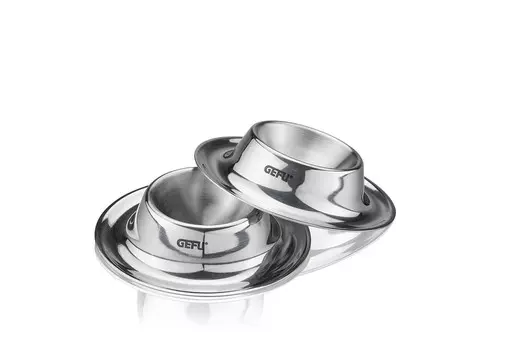 Яичная чашка Gefu, 8,6x2 см, цвета нержавеющей стали