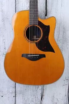 Yamaha A3R ARE Dreadnought Cutaway Цельнолитая акустическая электрогитара с чехлом для переноски