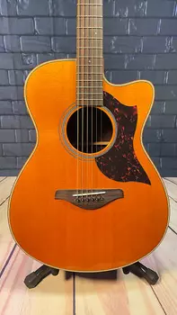 Yamaha AC1R в разрезе, концертный, винтажный, натуральный AC1R Cutaway Concert