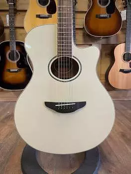 Yamaha APX600 Thin-line Cutaway — винтажный белый