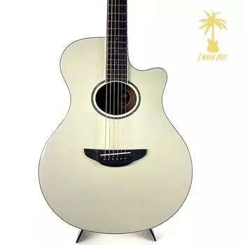Yamaha APX600 Thin-line Cutaway — винтажный белый APX600 Thin-line Cutaway - Vintage White