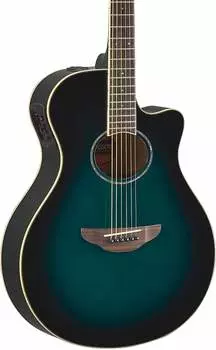 Yamaha APX600 Thinline Cutaway Oriental Blue Burst