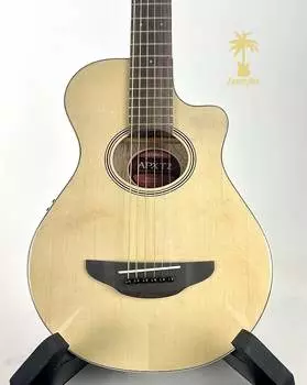 Yamaha APXT2 3/4 размера Thin-line Cutaway — натуральная ель APXT2 3/4-size Thin-line Cutaway - Natural Spruce