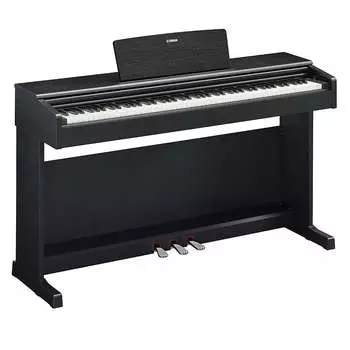 Yamaha Arius YDP-145 88-клавишное традиционное консольное цифровое пианино со скамьей, черный орех YDP145B