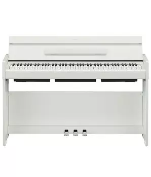 Yamaha Arius YDP-S35 Тонкое 88-нотное консольное цифровое пианино, белый орех | YDPS35WH Arius YDP-S35 Slim 88-Note Console Digital Piano,