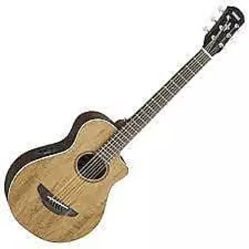 Акустическая гитара Yamaha burst 3/4 size apx thinline a/e cutaway guitar - natural