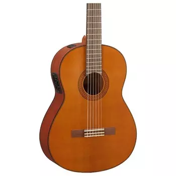 Yamaha CGX122MC Электроакустическая классическая гитара, натуральный цвет CGX122MCNT