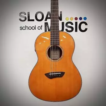 Yamaha CSF-TA TransAcoustic Parlor Guitar -- Vintage Natural