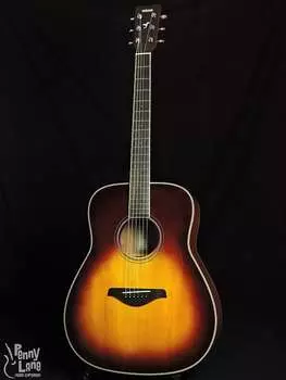 Yamaha FG-TA BS Трансакустическая акустическая электрогитара дредноут