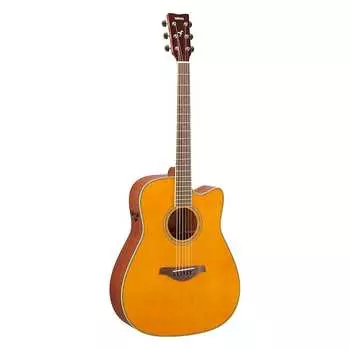 Yamaha FG-TA TransAcoustic Dreadnought 2022 Vintage Natural