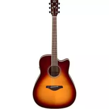 Yamaha - FGC-TA - Акустическая электрогитара TransAcoustic Dreadnought - Brown Sunburst Yamaha - FGC-TA - TransAcoustic Dreadnought -Electric Guitar -
