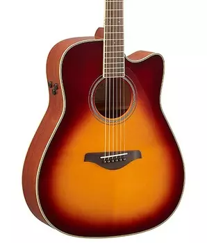 Yamaha FGC-TA FG Cutaway TransAcoustic Электроакустическая Гитара - Коричневый Санберст Yamaha FGC-TA FG Cutaway TransAcoustic -Electric Guitar -