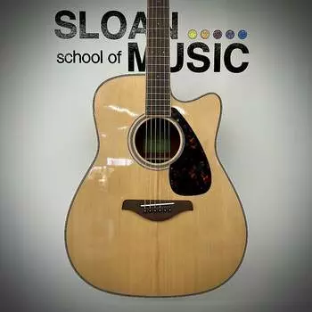 Yamaha FGX820C Folk Acoustic — натуральный CSF3M Compact Folk - Vintage Natural