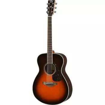 Yamaha FS830 Концертная акустическая гитара в корпусе - табачно-коричневый Sunburst FS830-TBS Small-Body Acoustic Guitar