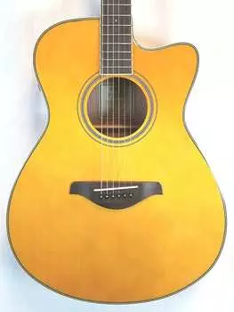 Yamaha FS TransAcoustic Concert Cutaway, верхняя дека из цельной ели, акустическая электрогитара B&S из красного дерева FSC-TA VT