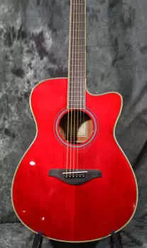 Yamaha FSC-TA TransAcoustic Concert Cutaway Ruby Red с БЕСПЛАТНОЙ доставкой в ​​тот же день