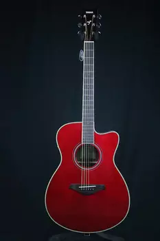 Yamaha FSC-TA TransAcoustic Concert Ruby Red