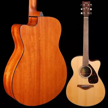 Yamaha FSX800C Small Body Acoustic-Electric Solid Top, натуральный, 4 фунта 2,9 унции FSX800C Small Body Acoustic-Electric Solid Top, Natural