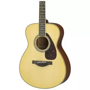 Yamaha LS16MHB Акустическая электрогитара из цельного дерева, натуральный цвет, с жестким чехлом