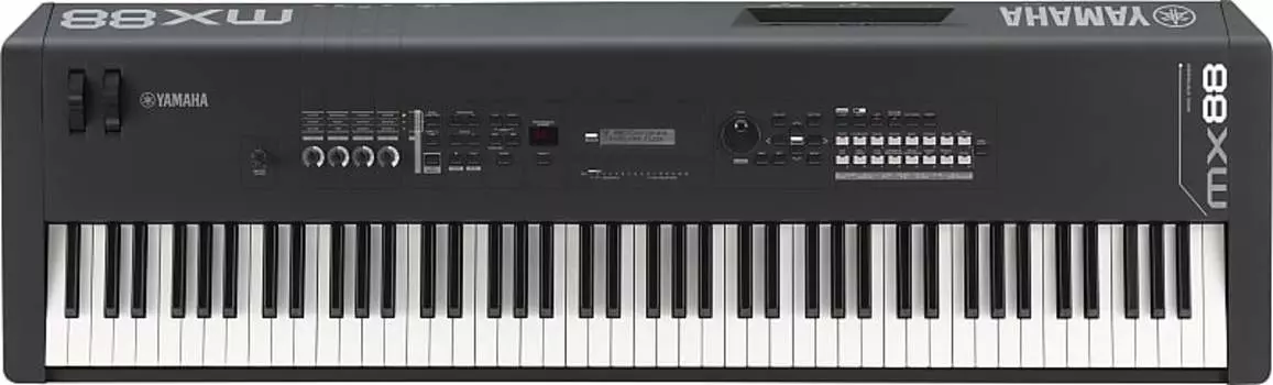 Yamaha MX88BK 88-клавишный синтезатор с взвешенным действием - черный MX88 Synthesizer