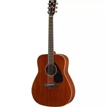 YAMAHA NATURAL FOLK GUITAR ИЗ КРАСНОГО ДЕРЕВА С ВЕРХОМ ИЗ МАССИВНОГО КРАСНОГО ДЕРЕВА FG850