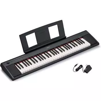 Yamaha NP-12 61-клавишная портативная клавиатура и адаптер NP12bad
