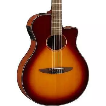 Yamaha NTX1 - коричневые солнечные лучи Yamaha NTX1 Ntx - Thinline -Electric Classical Guitar -