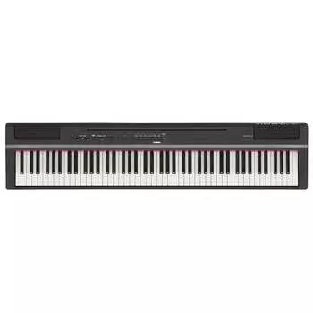 Yamaha P125AB 88-клавишное цифровое пианино, черное P125AB 88-Key Digital Piano ,