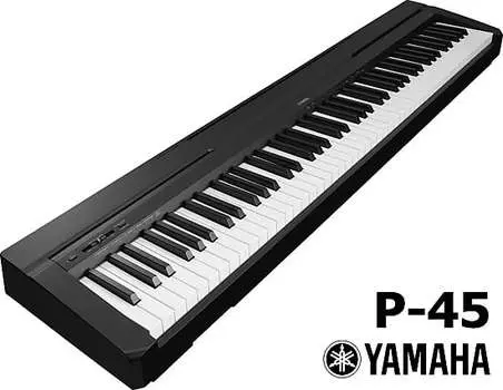 Yamaha P-45 88-клавишное цифровое пианино с динамиками P45B