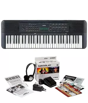 Yamaha PSR-E273 61-клавишная портативная клавиатура с набором для выживания PSR-E273 61-key Portable Keyboard w/ Survival Kit