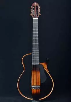 Yamaha SLG200N Бесшумная гитара с нейлоновыми струнами, табачный цвет Sunburst SLG200N Silent Nylon String Guitar